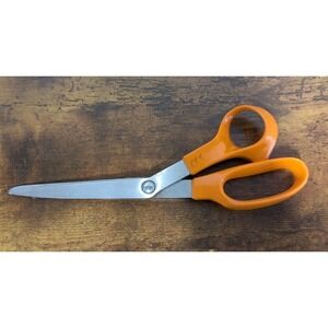 Vintage Fiskars Finland Shears Scissors Orange Straight Blade Dress